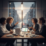 Woman entrepreneur reviewing finances and exploring small business loans for women.