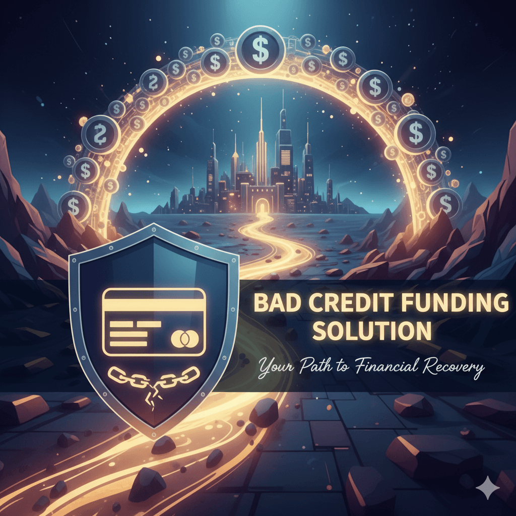 Women entrepreneur reviewing documents and exploring bad credit funding solutions for small business growth.